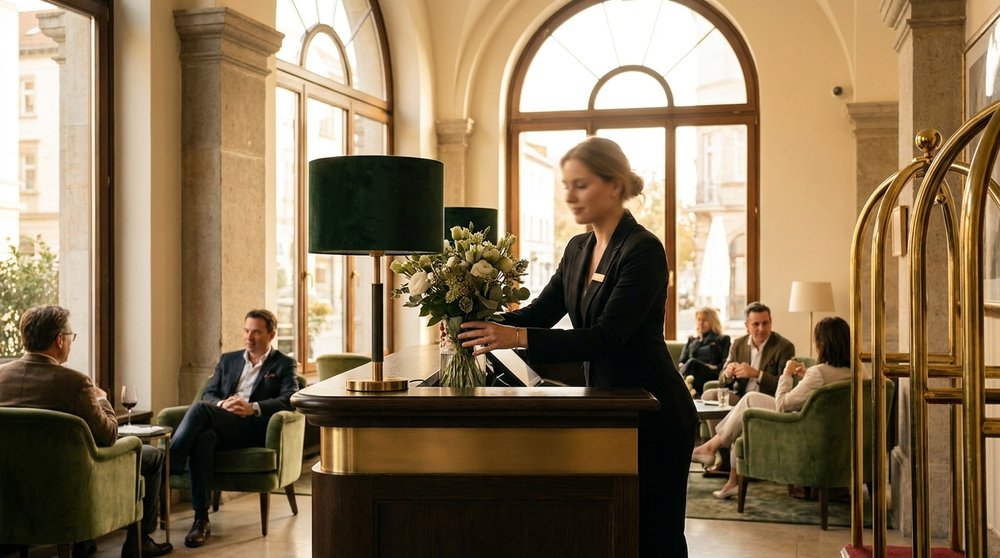 Mystery guest in hotel